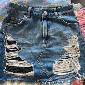 TopShop size 4 Moto skirt